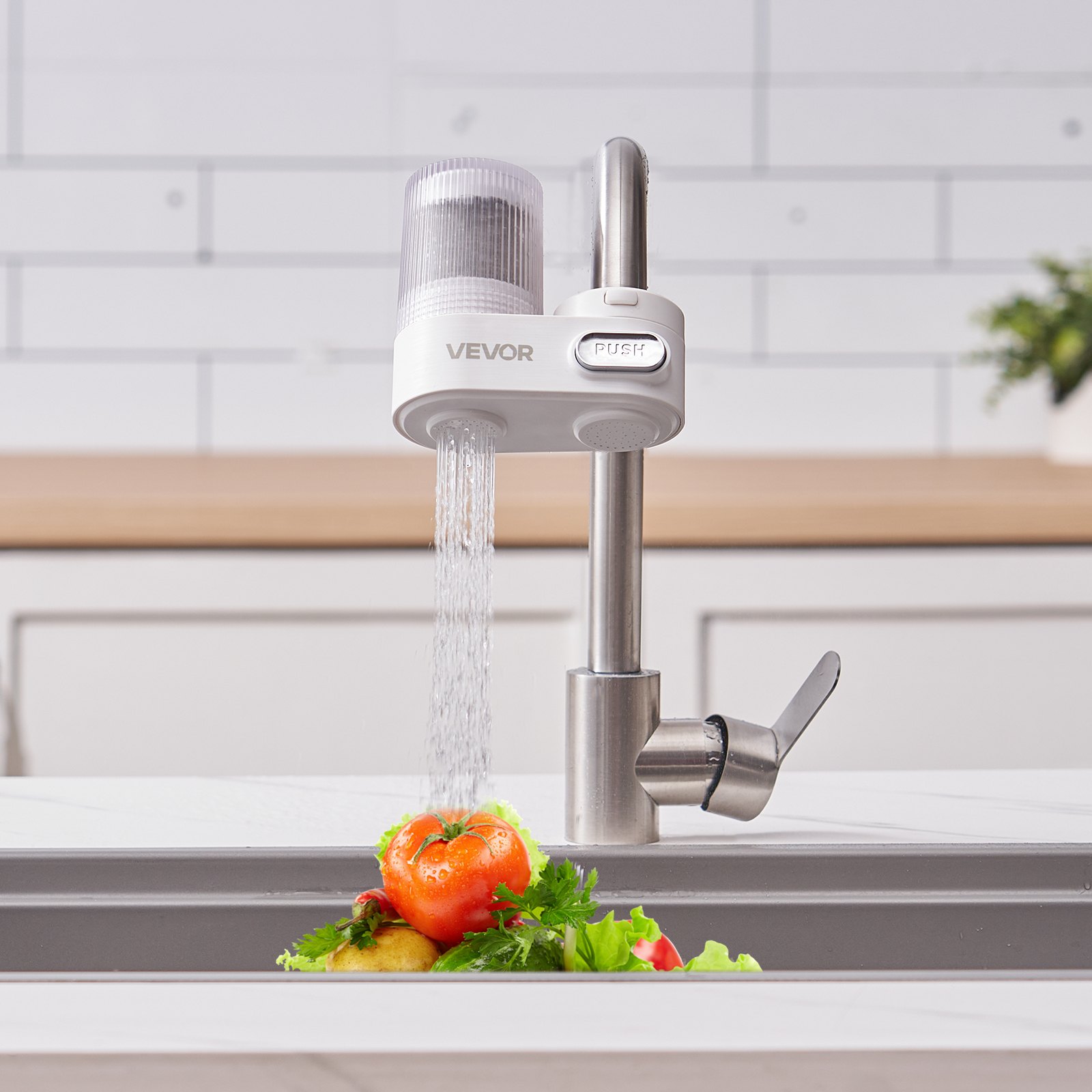 Kitchen Appliances White - Faucet Mount Water Filter Sink Water