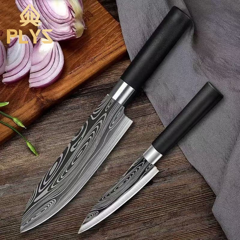 Kitchen Appliances Cooking - Damascus pattern Kitchen Knife Household Stainless