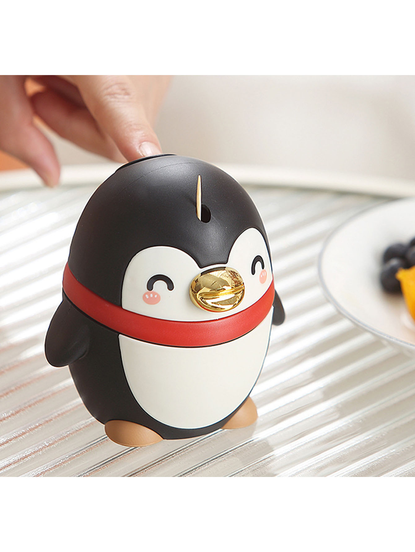 Cute penguin automatic toothpi – Kitchen Appliances Online Bewertung und Preis