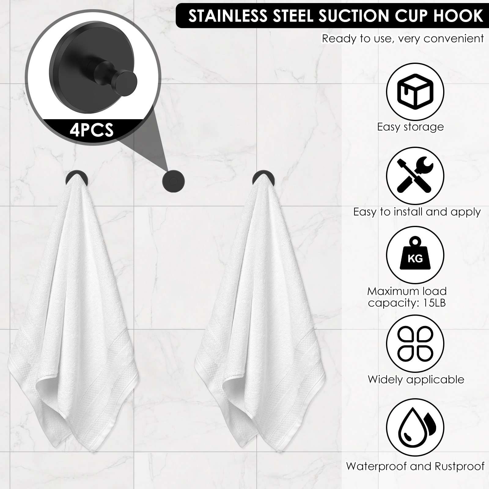 2/6Pcs Stainless Steel Suction – Kitchen Appliances Rack Bewertung und Preis