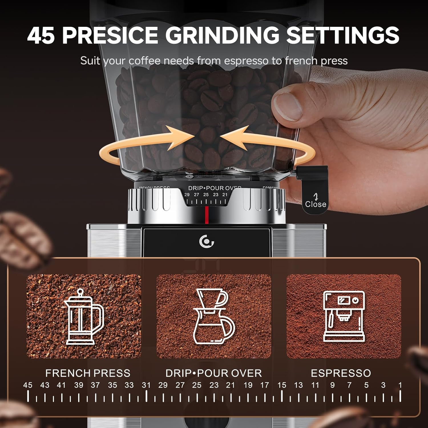 Conical Burr Coffee Grinder Es – Coffee Grinder Burr Bewertung und Preis