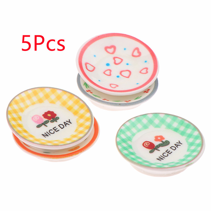 5Pcs 1/12 Dollhouse Mini Plate – Kitchen Appliances Store Bewertung und Preis