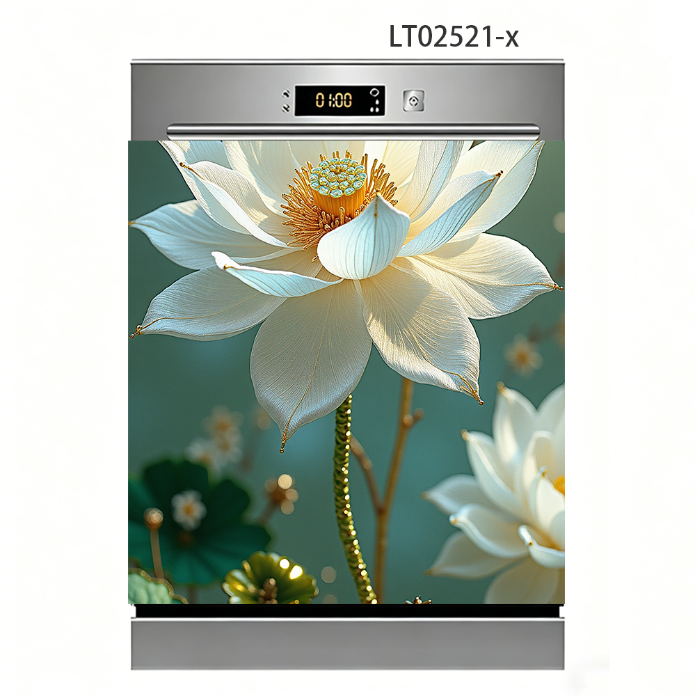 White Lotus Dishwasher Sticker – Kitchen Appliances White Bewertung und Preis