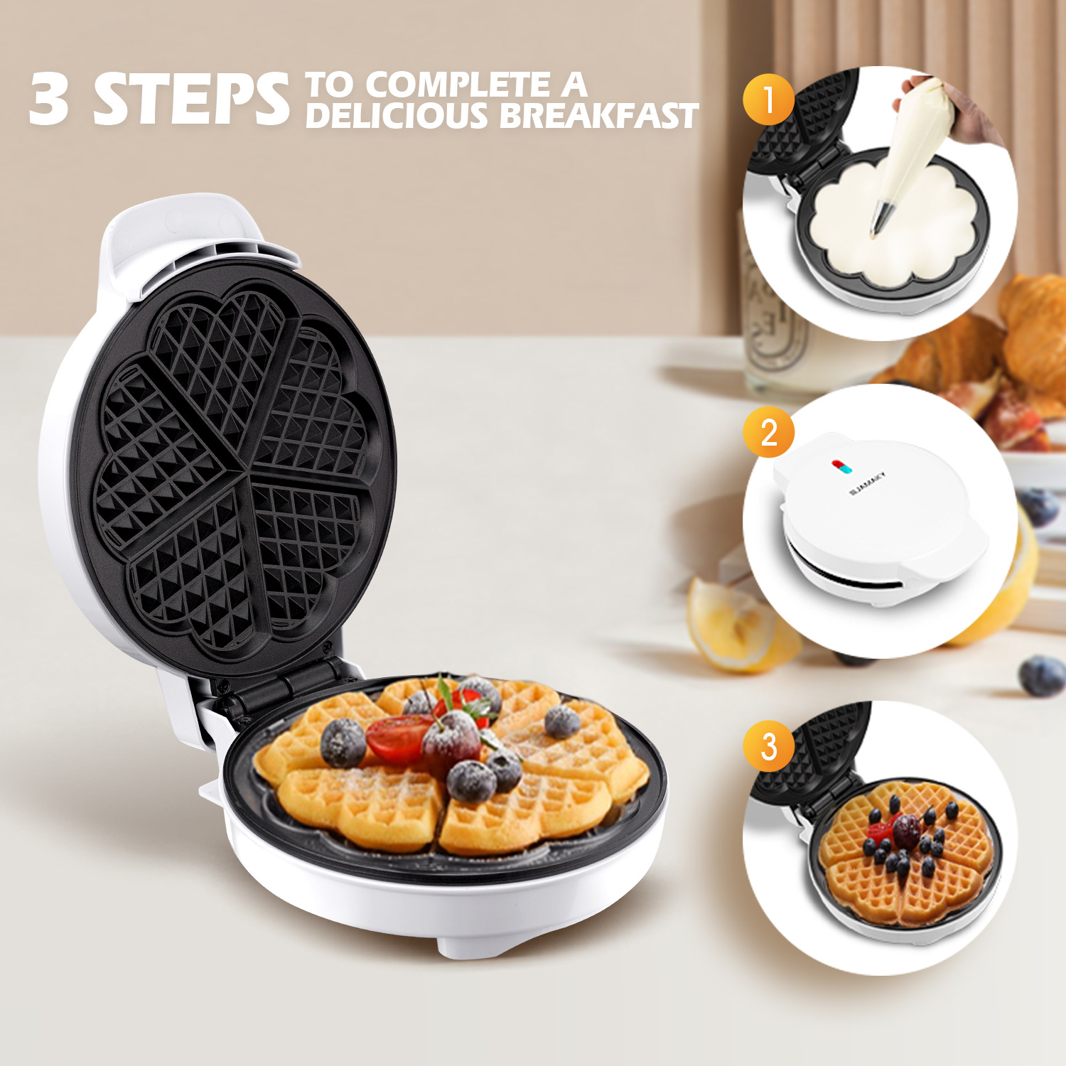 Breakfast Waffle Molds Egg Cak – Donut Maker Mini Bewertung und Preis