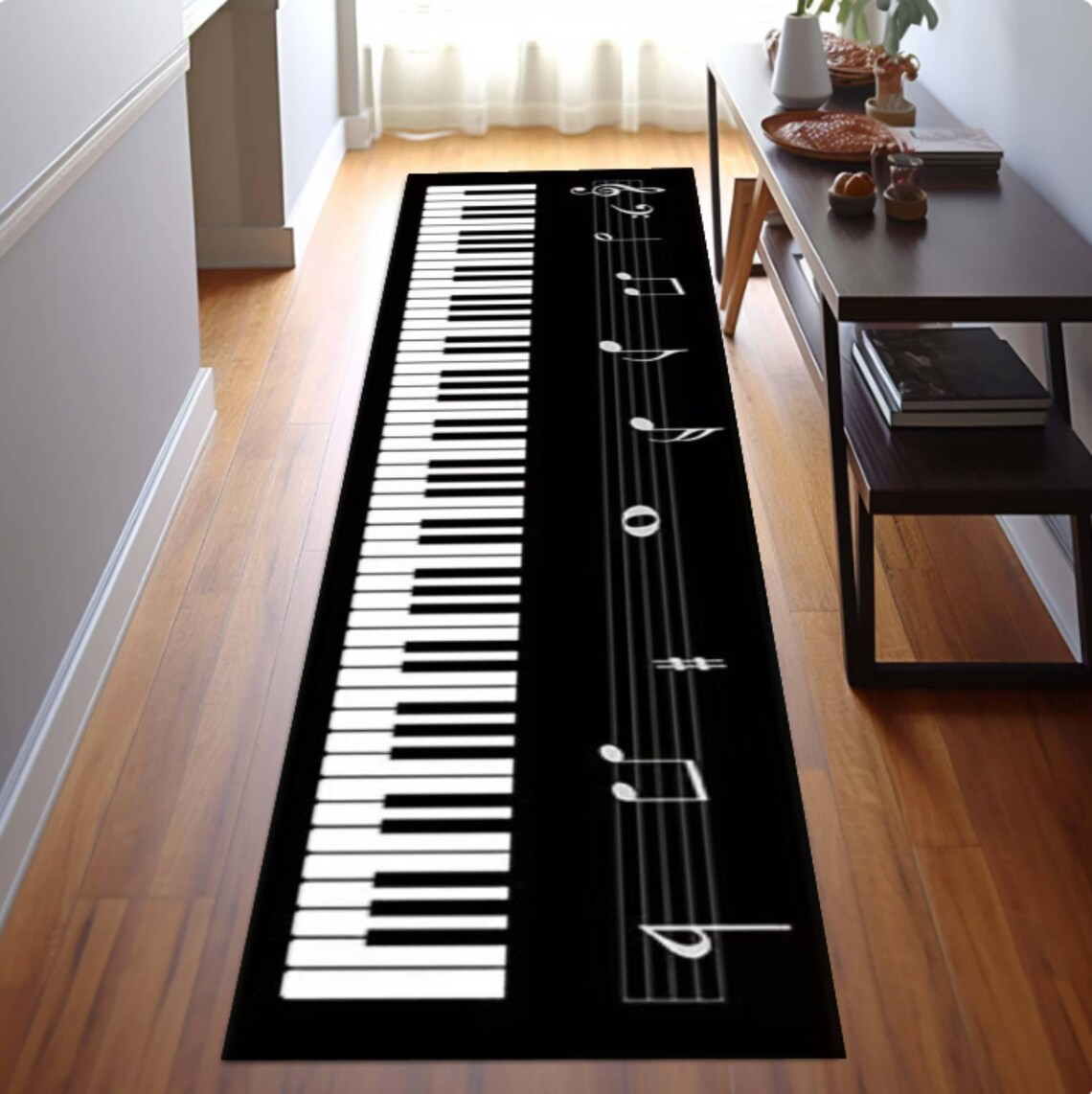 Piano Keys Runner Rug Musical  – Kitchen Appliances White Bewertung und Preis