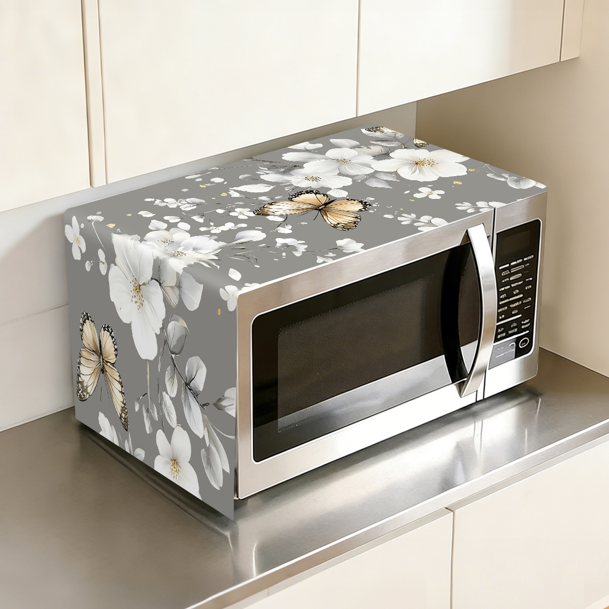 1pc  White Flower Microwave Du – Kitchen Appliances White Bewertung und Preis