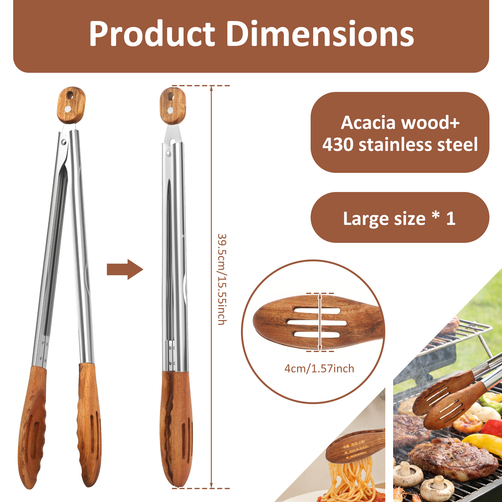 Wooden Kitchen Cooking Tongs B – Kitchen Appliances Cooking Bewertung und Preis