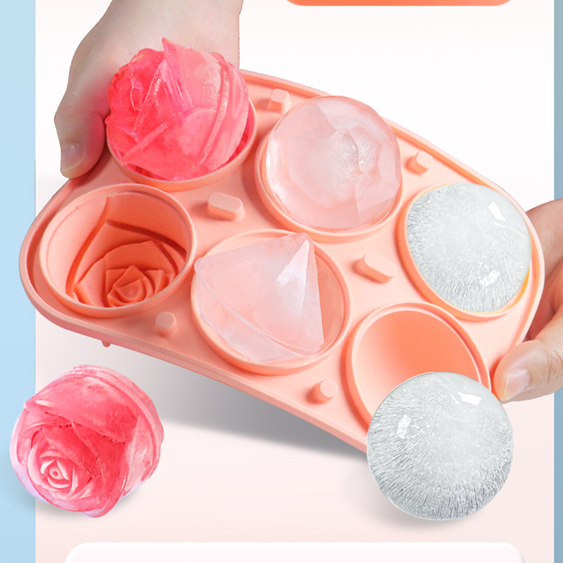 3D Rose Diamond Round Ice Cube – Kitchen Appliances Rack Bewertung und Preis