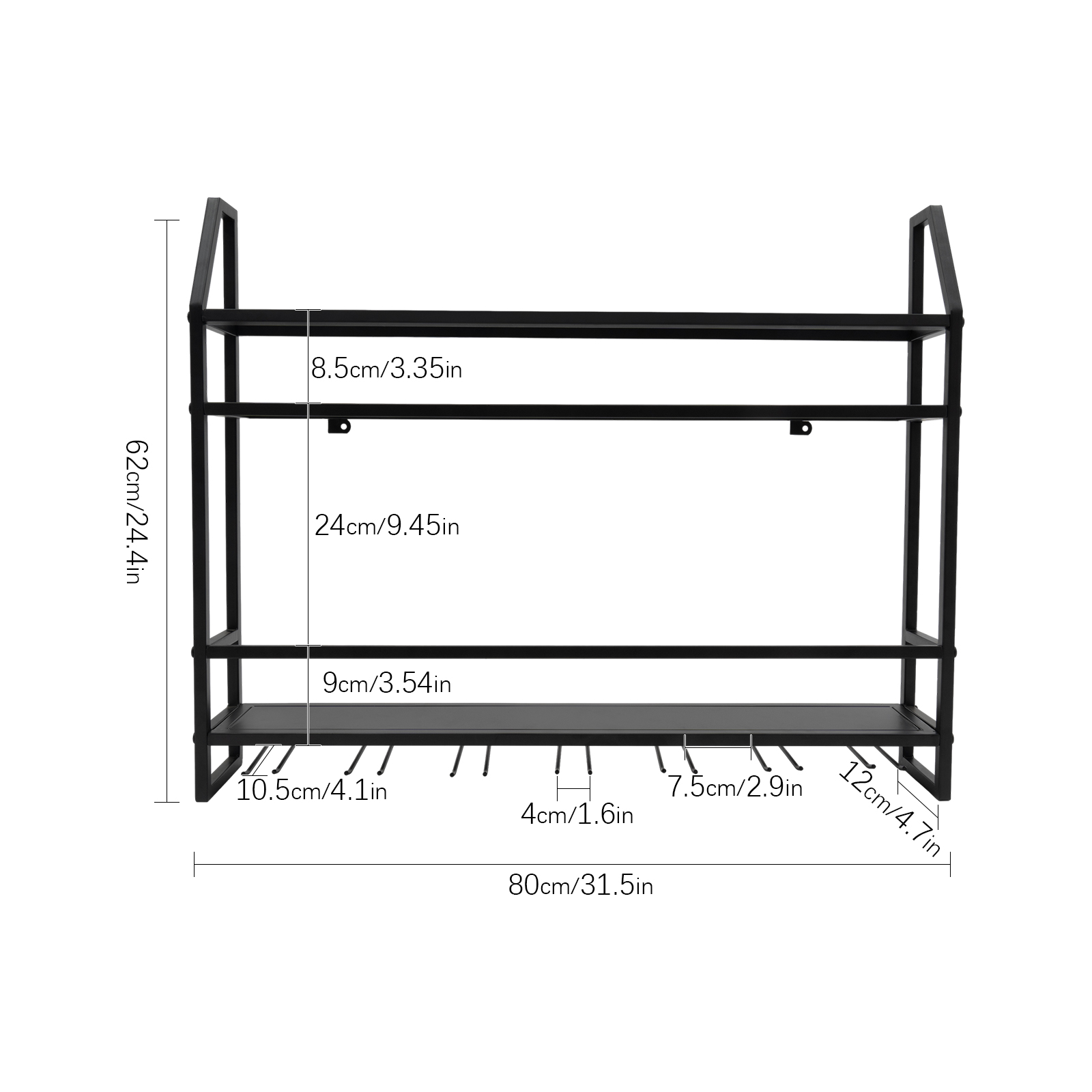 Double-layer Wine Rack Wall-Mo – Kitchen Appliances Rack Bewertung und Preis