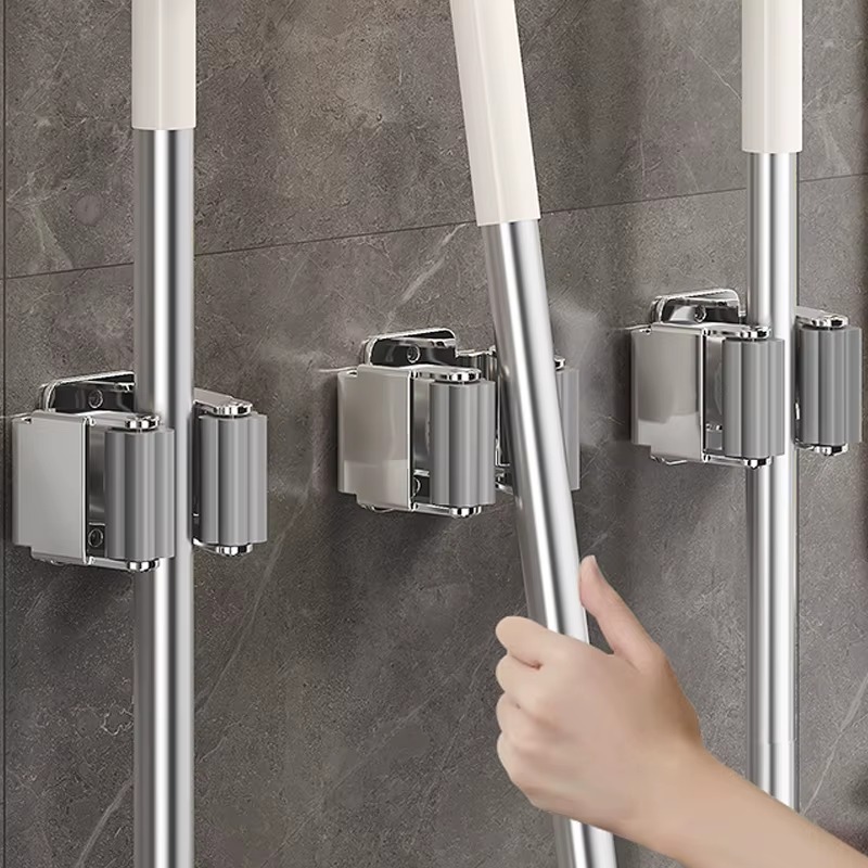1-10Pcs Mop Broom Holder Wall  – Kitchen Appliances Rack Bewertung und Preis