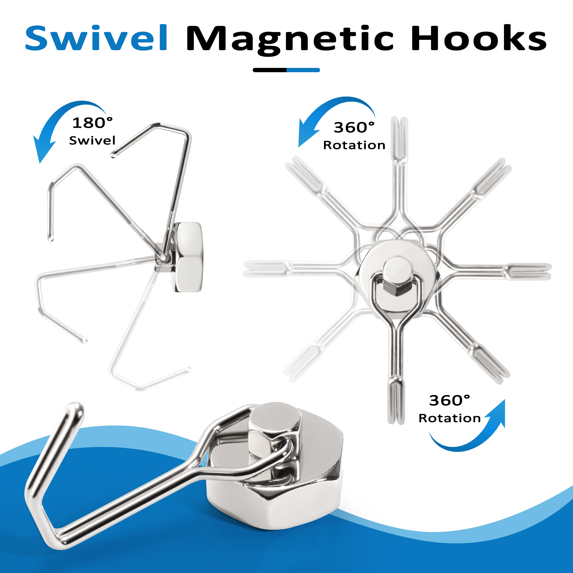 2PCS Strong Magnetic Hooks Sto – Kitchen Appliances Rack Bewertung und Preis