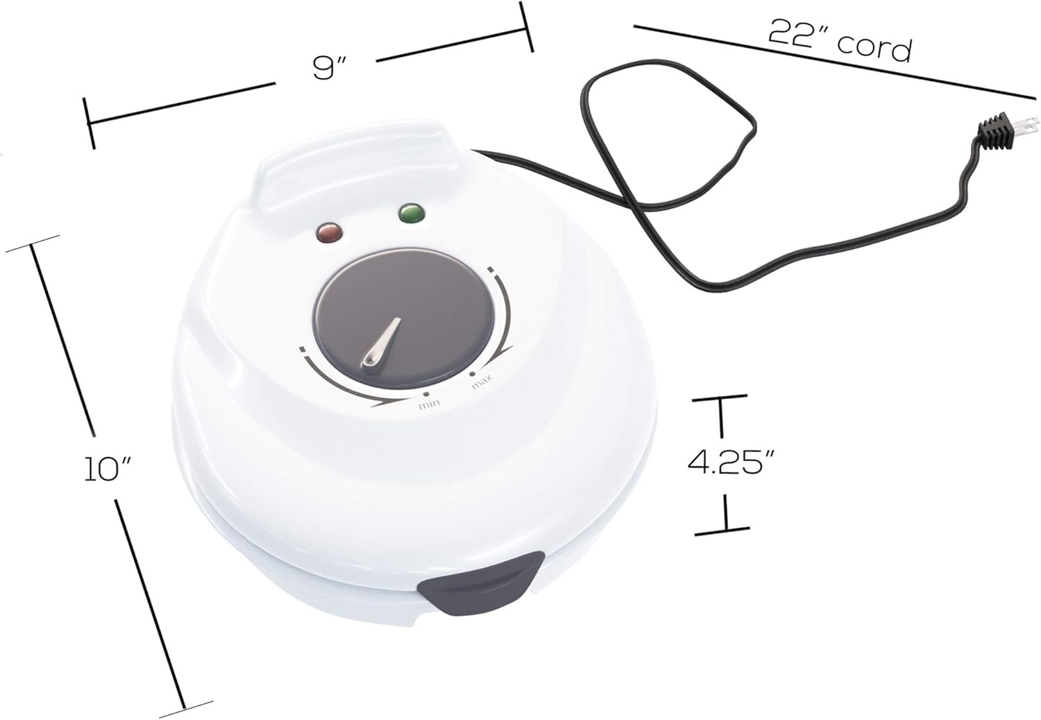 Electric Waffle Cone Maker wit – Kitchen Appliances White Bewertung und Preis