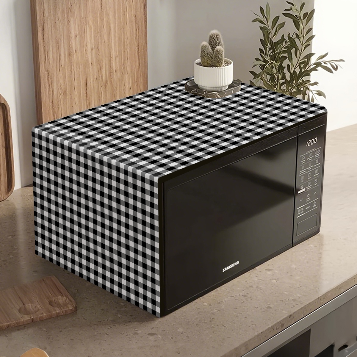 Black White Plaid Microwave Ov – Kitchen Appliances White Bewertung und Preis