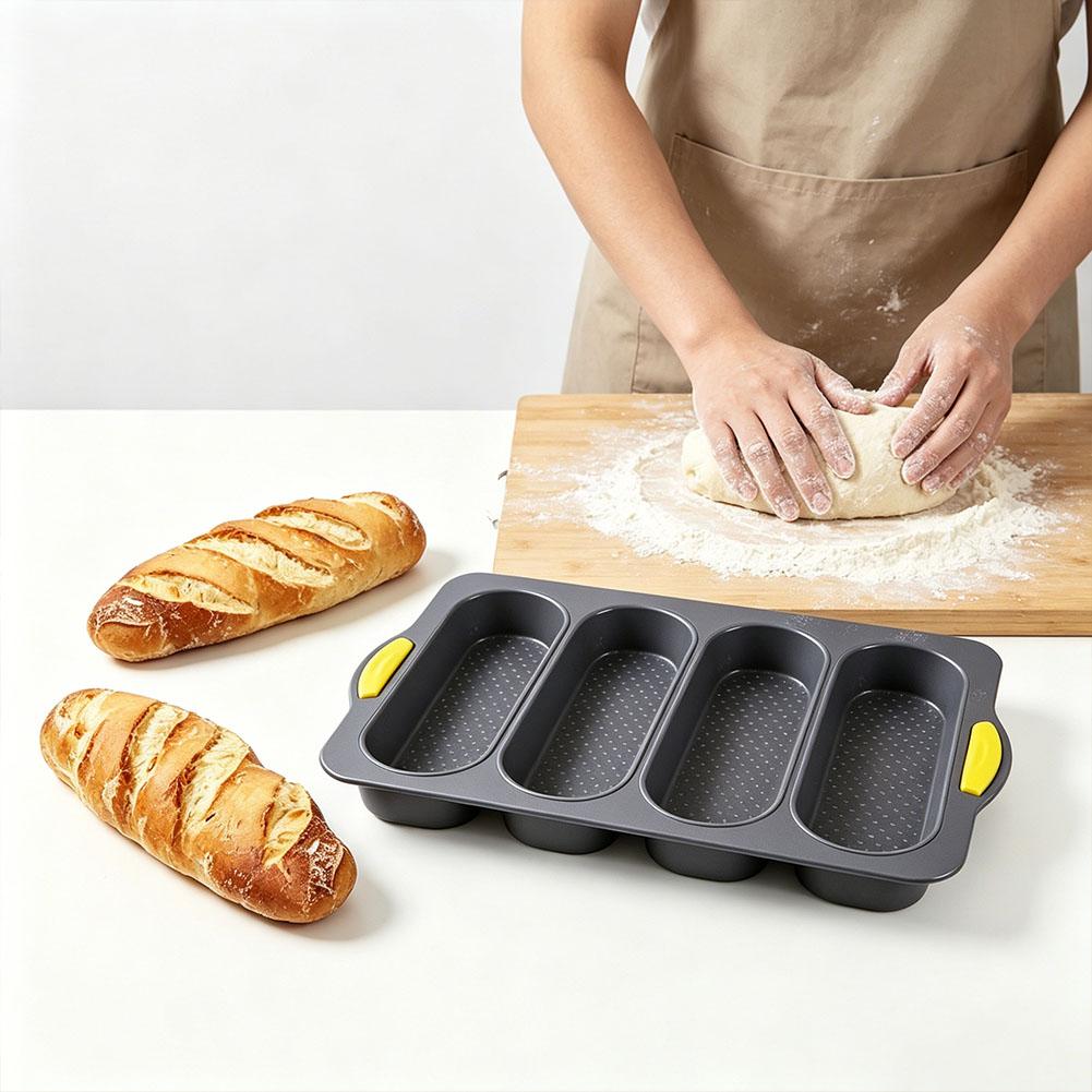 4-Slot Silicone Bread Mold, Fo – Kitchen Appliances Oven Bewertung und Preis