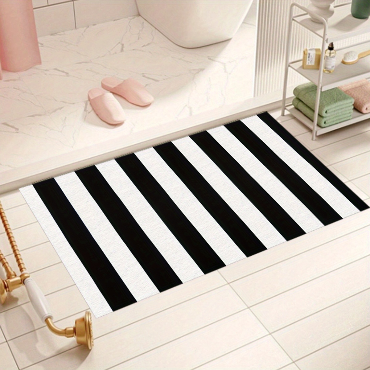 Black White Stripes Entrance D – Kitchen Appliances White Bewertung und Preis